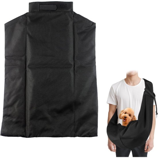 Sling Dog Carrier Bag Dog Bag Dog Bag for Hanging (Weight No More than 7.5 kg) Suitable for Small Dogs and Cats Black Sling Dog Carrier Bag Dog Bag Dog Bag for Hanging (Weight No More than 7.5 kg) Suitable for Small Dogs and Cats Black