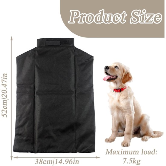 Sling Dog Carrier Bag Dog Bag Dog Bag for Hanging (Weight No More than 7.5 kg) Suitable for Small Dogs and Cats Black Sling Dog Carrier Bag Dog Bag Dog Bag for Hanging (Weight No More than 7.5 kg) Suitable for Small Dogs and Cats Black