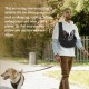 Sling Dog Carrier Bag Dog Bag Dog Bag for Hanging (Weight No More than 7.5 kg) Suitable for Small Dogs and Cats Black Sling Dog Carrier Bag Dog Bag Dog Bag for Hanging (Weight No More than 7.5 kg) Suitable for Small Dogs and Cats Black