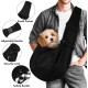 Sling Dog Small Dogs Cat Sling Hands-Free Sling Cat Sling for Pets with Adjustable Shoulder Strap for Walks and Outdoor Activities Black Sling Dog Small Dogs Cat Sling Hands-Free Sling Cat Sling for Pets with Adjustable Shoulder Strap for Walks and Outdoor Activities Black