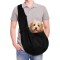 Sling Dog Small Dogs Cat Sling Hands-Free Sling Cat Sling for Pets with Adjustable Shoulder Strap for Walks and Outdoor Activities Black Sling Dog Small Dogs Cat Sling Hands-Free Sling Cat Sling for Pets with Adjustable Shoulder Strap for Walks and Outdoor Activities Black