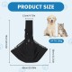 Sling Dog and Cat, Dog Bag for Hanging, Carry Bag Dog for Walks and Outdoor Activities, Load Capacity up to 15 kg (Black)