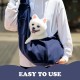 Sling Dog and Cat, Dog Bag for Hanging, Dog Carry Bag for Walks and Outdoor Activities, Maximum Load 15 kg (Navy Blue) Sling Dog and Cat, Dog Bag for Hanging, Dog Carry Bag for Walks and Outdoor Activities, Maximum Load 15 kg (Navy Blue)