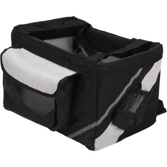 Snufeve6 Bicycle Basket for Dogs, Heavy Duty 15 x 11 x 9.8 Inch Oxford Fabric Waterproof Removable Bike Bag for Small Medium Dogs Snufeve6 Bicycle Basket for Dogs, Heavy Duty 15 x 11 x 9.8 Inch Oxford Fabric Waterproof Removable Bike Bag for Small Medium Dogs