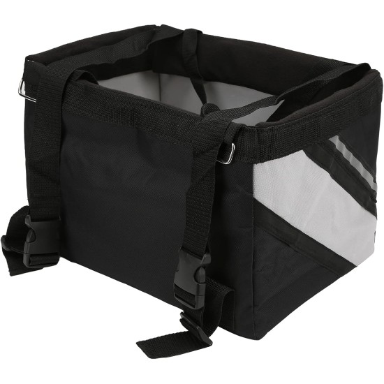 Snufeve6 Bicycle Basket for Dogs, Heavy Duty 15 x 11 x 9.8 Inch Oxford Fabric Waterproof Removable Bike Bag for Small Medium Dogs Snufeve6 Bicycle Basket for Dogs, Heavy Duty 15 x 11 x 9.8 Inch Oxford Fabric Waterproof Removable Bike Bag for Small Medium Dogs