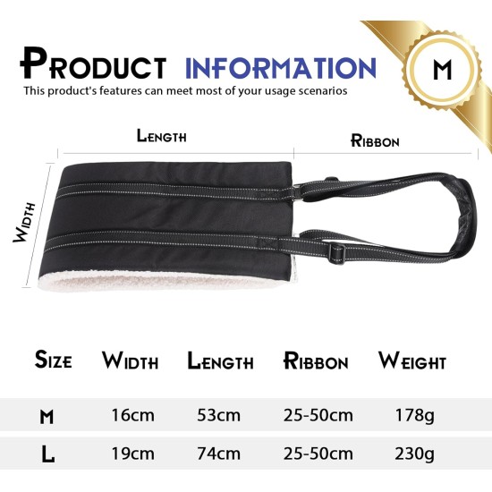 Sporgo Adjustable Dog Carrier: Portable Dog Rehabilitation Carry Strap, Safety Support for Disabled, Injured or Elderly Dogs, Walking Aid with Handles for Small Medium Dogs Sporgo Adjustable Dog Carrier: Portable Dog Rehabilitation Carry Strap, Safety Support for Disabled, Injured or Elderly Dogs, Walking Aid with Handles for Small Medium Dogs