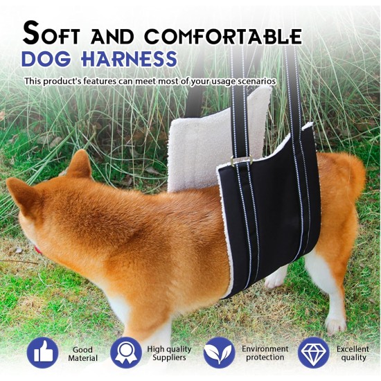 Sporgo Adjustable Dog Carrier: Portable Dog Rehabilitation Carry Strap, Safety Support for Disabled, Injured or Elderly Dogs, Walking Aid with Handles for Small Medium Dogs Sporgo Adjustable Dog Carrier: Portable Dog Rehabilitation Carry Strap, Safety Support for Disabled, Injured or Elderly Dogs, Walking Aid with Handles for Small Medium Dogs