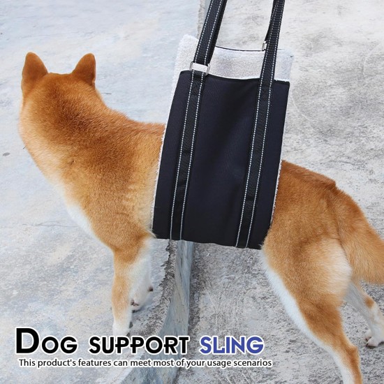 Sporgo Adjustable Dog Carrier: Portable Dog Rehabilitation Carry Strap, Safety Support for Disabled, Injured or Elderly Dogs, Walking Aid with Handles for Small Medium Dogs Sporgo Adjustable Dog Carrier: Portable Dog Rehabilitation Carry Strap, Safety Support for Disabled, Injured or Elderly Dogs, Walking Aid with Handles for Small Medium Dogs