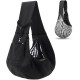 Sporgo Dog Carrier Bag up to 7.5 kg: Adjustable Dog Sling Portable Dog Bag Dog Cat Dog Sling Pet Dog Bag for Hiking, Outdoor Activities and Travel - Black Sporgo Dog Carrier Bag up to 7.5 kg: Adjustable Dog Sling Portable Dog Bag Dog Cat Dog Sling Pet Dog Bag for Hiking, Outdoor Activities and Travel - Black