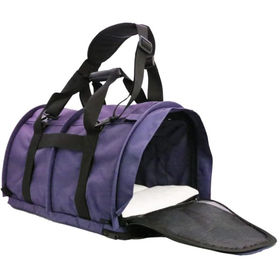 SturdiBag XL Pet Travel Carrier - Flexible Height for Cats and Dogs, Soft Sides with Safety Clips and Seat Belts, Purple, 20" x 16" x 12" (PN: SB3-PRO-P) SturdiBag XL Pet Travel Carrier - Flexible Height for Cats and Dogs, Soft Sides with Safety Clips and Seat Belts, Purple, 20" x 16" x 12" (PN: SB3-PRO-P)