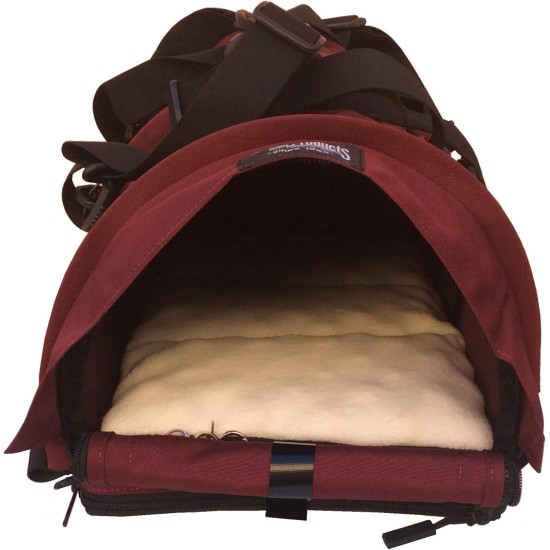 SturdiBag XL Pet Travel Carrier - Flexible Height for Cats and Dogs, Soft Sides with Safety Clips and Seat Belts, Purple, 20" x 16" x 12" (PN: SB3-PRO-P) SturdiBag XL Pet Travel Carrier - Flexible Height for Cats and Dogs, Soft Sides with Safety Clips and Seat Belts, Purple, 20" x 16" x 12" (PN: SB3-PRO-P)