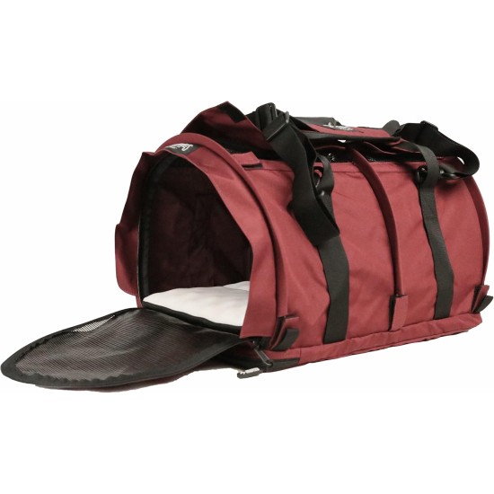 SturdiBag XL Pet Travel Carrier - Flexible Height for Cats and Dogs, Soft Sides with Safety Clips and Seat Belts, Purple, 20" x 16" x 12" (PN: SB3-PRO-P) SturdiBag XL Pet Travel Carrier - Flexible Height for Cats and Dogs, Soft Sides with Safety Clips and Seat Belts, Purple, 20" x 16" x 12" (PN: SB3-PRO-P)
