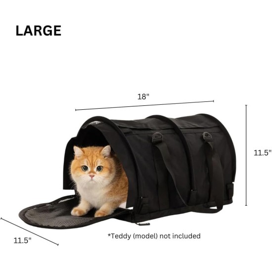 SturdiBag XL Pet Travel Carrier - Flexible Height for Cats and Dogs, Soft Sides with Safety Clips and Seat Belts, Purple, 20" x 16" x 12" (PN: SB3-PRO-P) SturdiBag XL Pet Travel Carrier - Flexible Height for Cats and Dogs, Soft Sides with Safety Clips and Seat Belts, Purple, 20" x 16" x 12" (PN: SB3-PRO-P)