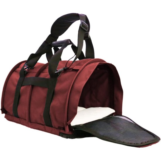 SturdiBag XL Pet Travel Carrier - Flexible Height for Cats and Dogs, Soft Sides with Safety Clips and Seat Belts, Purple, 20" x 16" x 12" (PN: SB3-PRO-P) SturdiBag XL Pet Travel Carrier - Flexible Height for Cats and Dogs, Soft Sides with Safety Clips and Seat Belts, Purple, 20" x 16" x 12" (PN: SB3-PRO-P)