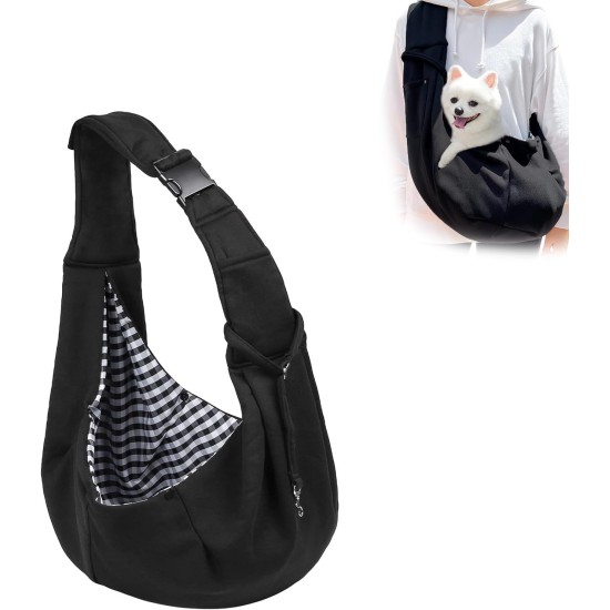 TIANLIN Dog Carrier Sling for Dogs, Cat Sling with Hanging Buckle and Side Pocket, Maximum Load Capacity 7.5 kg TIANLIN Dog Carrier Sling for Dogs, Cat Sling with Hanging Buckle and Side Pocket, Maximum Load Capacity 7.5 kg