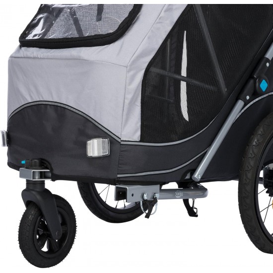 TRIXIE 12795 Jogger Front Wheel for Bicycle Trailer 12794/6/8, 970 g, Un Tamaño TRIXIE 12795 Jogger Front Wheel for Bicycle Trailer 12794/6/8, 970 g, Un Tamaño