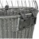 TRIXIE 13107 Dog Basket for Front Bicycle up to 5 kg 44 x 41 x 34 cm with Universal Bracket Woven Dog Bicycle Basket for Handlebar in Chic Wicker Look with Plastic Grille TRIXIE 13107 Dog Basket for Front Bicycle up to 5 kg 44 x 41 x 34 cm with Universal Bracket Woven Dog Bicycle Basket for Handlebar in Chic Wicker Look with Plastic Grille