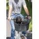 TRIXIE 13107 Dog Basket for Front Bicycle up to 5 kg 44 x 41 x 34 cm with Universal Bracket Woven Dog Bicycle Basket for Handlebar in Chic Wicker Look with Plastic Grille TRIXIE 13107 Dog Basket for Front Bicycle up to 5 kg 44 x 41 x 34 cm with Universal Bracket Woven Dog Bicycle Basket for Handlebar in Chic Wicker Look with Plastic Grille