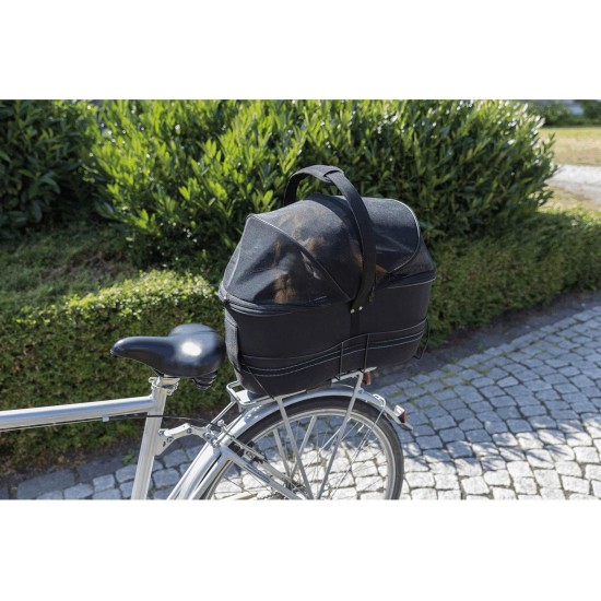 TRIXIE 13110 Long Bicycle Basket for Wide Pannier Rack TRIXIE 13110 Long Bicycle Basket for Wide Pannier Rack