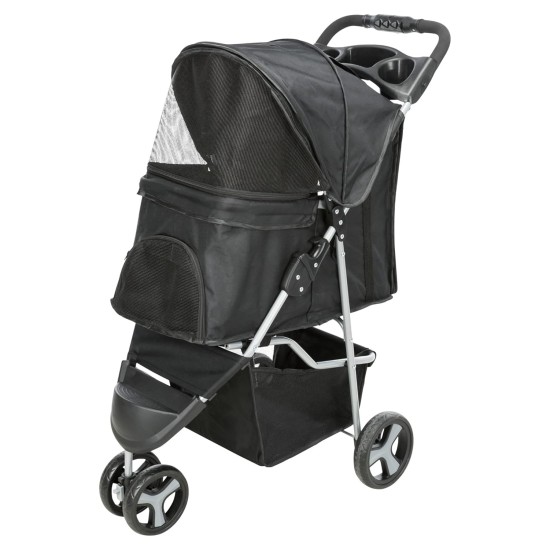 TRIXIE 28958 - Stroller, Dimensions: 47 × 100 × 80 cm, black TRIXIE 28958 - Stroller, Dimensions: 47 × 100 × 80 cm, black