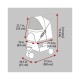 TRIXIE 28958 - Stroller, Dimensions: 47 × 100 × 80 cm, black TRIXIE 28958 - Stroller, Dimensions: 47 × 100 × 80 cm, black