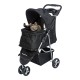 TRIXIE 28958 - Stroller, Dimensions: 47 × 100 × 80 cm, black TRIXIE 28958 - Stroller, Dimensions: 47 × 100 × 80 cm, black