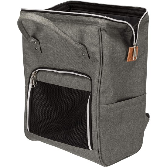 TRIXIE AVA 28840 Dog Backpack – Metal Reinforcement for Dimensional Stability – Opens from Top and Front – Outer Pockets – Short Lead – Removable Base Plate – 32 x 42 x 20 cm – up to 10 kg TRIXIE AVA 28840 Dog Backpack – Metal Reinforcement for Dimensional Stability – Opens from Top and Front – Outer Pockets – Short Lead – Removable Base Plate – 32 x 42 x 20 cm – up to 10 kg