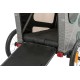 TRIXIE Dog Trailer for Bicycle 51 × 66 × 81 cm up to 35 kg - with Suspension and Large Rear Door - with Parking Brake and Towing Hitch - Reflectors and Signal Flag - 12802 TRIXIE Dog Trailer for Bicycle 51 × 66 × 81 cm up to 35 kg - with Suspension and Large Rear Door - with Parking Brake and Towing Hitch - Reflectors and Signal Flag - 12802