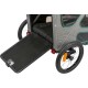 TRIXIE Dog Trailer for Bicycle 59 × 72 × 98 cm up to 45 kg – with Suspension and Large Rear Door – with Parking Brake and Towing Hitch – Reflectors and Signal Flag – 12804