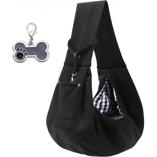 TYXHXTF Bag for Pet, Adjustable Dog Carrier Carrier Bag with Pet Tag, Pet Shoulder Bag, Dog Carrier Bag Puppy for Dogs for Outdoor Activities, Black TYXHXTF Bag for Pet, Adjustable Dog Carrier Carrier Bag with Pet Tag, Pet Shoulder Bag, Dog Carrier Bag Puppy for Dogs for Outdoor Activities, Black