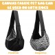TYXHXTF Bag for Pet, Adjustable Dog Carrier Carrier Bag with Pet Tag, Pet Shoulder Bag, Dog Carrier Bag Puppy for Dogs for Outdoor Activities, Black