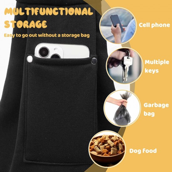 TYXHXTF Bag for Pet, Adjustable Dog Carrier Carrier Bag with Pet Tag, Pet Shoulder Bag, Dog Carrier Bag Puppy for Dogs for Outdoor Activities, Black TYXHXTF Bag for Pet, Adjustable Dog Carrier Carrier Bag with Pet Tag, Pet Shoulder Bag, Dog Carrier Bag Puppy for Dogs for Outdoor Activities, Black