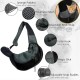 Tchsrim Dog Carrier Bag, Small Dog Carrier Bag, Puppy Shoulder Bag, Pet Transport Bag with Adjustable Shoulder Strap, Dog Carrier, Cat Carrier Bag for Small Dogs, 5 kg
