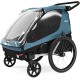 Thule Courier Bicycle Trailer for 2 Children, Aegean Blue, One Size Thule Courier Bicycle Trailer for 2 Children, Aegean Blue, One Size