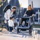 Thule Courier Bicycle Trailer for 2 Children, Aegean Blue, One Size Thule Courier Bicycle Trailer for 2 Children, Aegean Blue, One Size