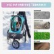 Trailblazer Jogger Dog Stroller for Medium Pets, Ventilated Pet Stroller for Cats and Dogs, Neptune Trailblazer Jogger Dog Stroller for Medium Pets, Ventilated Pet Stroller for Cats and Dogs, Neptune