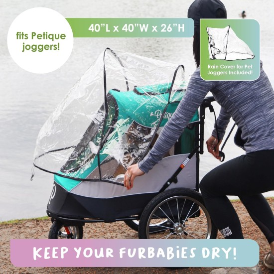Trailblazer Jogger Dog Stroller for Medium Pets, Ventilated Pet Stroller for Cats and Dogs, Neptune Trailblazer Jogger Dog Stroller for Medium Pets, Ventilated Pet Stroller for Cats and Dogs, Neptune