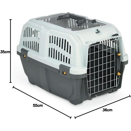Transport box "Skudo 2 Open" gray L x W x H: 55 x 36 x 35 Transport box "Skudo 2 Open" gray L x W x H: 55 x 36 x 35