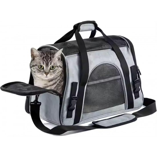 Transporttasche für Katzen, Transporttasche für Hunde, Transportbox für Katzen mit verstellbarem Schultergurt, Matratze für Katzen und kleine Hunde Transporttasche für Katzen, Transporttasche für Hunde, Transportbox für Katzen mit verstellbarem Schultergurt, Matratze für Katzen und kleine Hunde