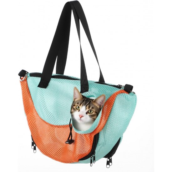 Transporttasche für Katzen und Hunde, verstellbare Schultertasche, für kleine Haustiere, atmungsaktiv, faltbar, für Urlaub, Outdoor, Walking Transporttasche für Katzen und Hunde, verstellbare Schultertasche, für kleine Haustiere, atmungsaktiv, faltbar, für Urlaub, Outdoor, Walking