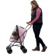 Travel Lite Pet Stroller for Cats and Dogs up to 15 lbs, Pink Travel Lite Pet Stroller for Cats and Dogs up to 15 lbs, Pink