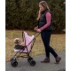 Travel Lite Pet Stroller for Cats and Dogs up to 15 lbs, Pink Travel Lite Pet Stroller for Cats and Dogs up to 15 lbs, Pink