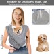 Trendecor Dog Carrier Bag, Dog Sling for Small Dogs, Adjustable Strap, Sling Dog Bag, Up to 9 kg, for Dogs and Cats, Outdoor Activities, Walks (Black) Trendecor Dog Carrier Bag, Dog Sling for Small Dogs, Adjustable Strap, Sling Dog Bag, Up to 9 kg, for Dogs and Cats, Outdoor Activities, Walks (Black)