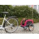 Trixie 12813 Bicycle Trailer, S: 53 × 60 × 60/117 cm, black/red. Trixie 12813 Bicycle Trailer, S: 53 × 60 × 60/117 cm, black/red.