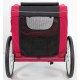 Trixie 12813 Bicycle Trailer, S: 53 × 60 × 60/117 cm, black/red. Trixie 12813 Bicycle Trailer, S: 53 × 60 × 60/117 cm, black/red.