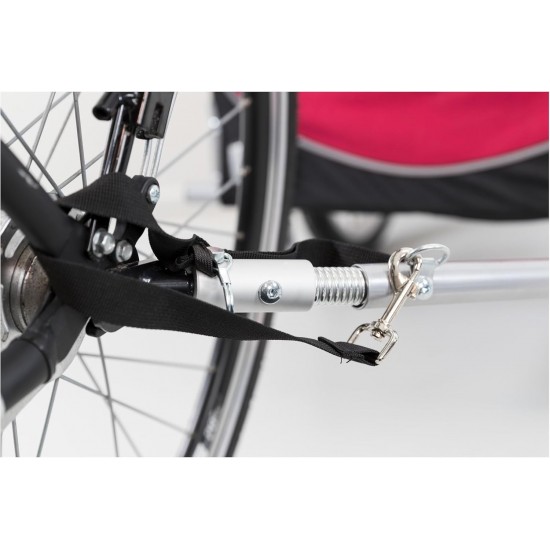 Trixie 12813 Bicycle Trailer, S: 53 × 60 × 60/117 cm, black/red. Trixie 12813 Bicycle Trailer, S: 53 × 60 × 60/117 cm, black/red.