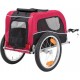 Trixie 12813 Bicycle Trailer, S: 53 × 60 × 60/117 cm, black/red. Trixie 12813 Bicycle Trailer, S: 53 × 60 × 60/117 cm, black/red.