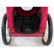 Trixie 12813 Bicycle Trailer, S: 53 × 60 × 60/117 cm, black/red. Trixie 12813 Bicycle Trailer, S: 53 × 60 × 60/117 cm, black/red.