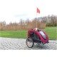 Trixie 12814 Bicycle Trailer, M: 63 × 68 × 75/137 cm, black/red Trixie 12814 Bicycle Trailer, M: 63 × 68 × 75/137 cm, black/red