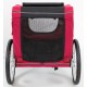 Trixie 12814 Bicycle Trailer, M: 63 × 68 × 75/137 cm, black/red Trixie 12814 Bicycle Trailer, M: 63 × 68 × 75/137 cm, black/red